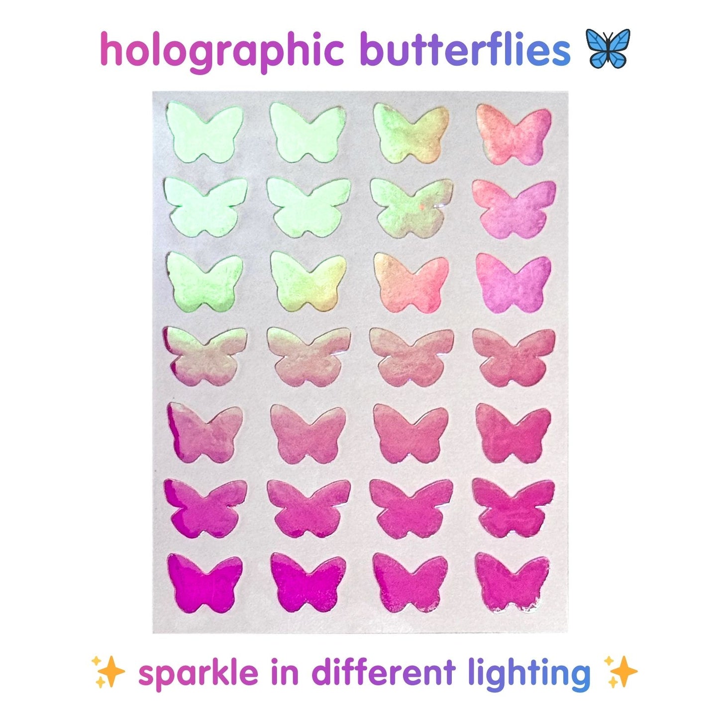 Heal & Conceal Pimple Patch 🦋 Holographic Butterflies (28 count)