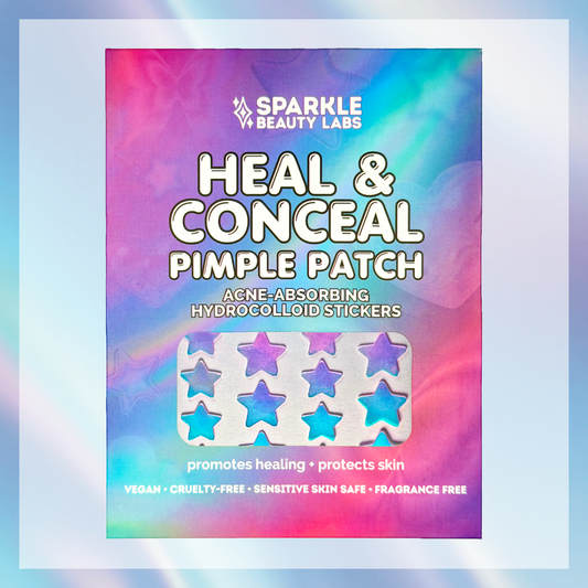 Heal & Conceal Pimple Patch ⭐️ Holographic Stars (26 count)