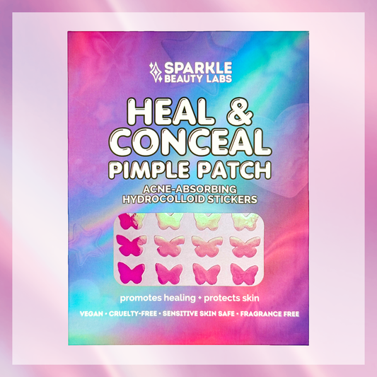 Heal & Conceal Pimple Patch 🦋 Holographic Butterflies (28 count)