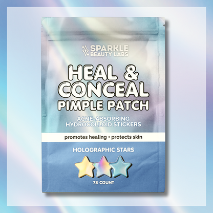 Heal & Conceal Pimple Patch ⭐️ Holographic Stars (78 count)